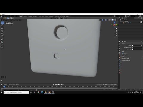 Tips & Tricks for Blender 2.9 | Create Holes in a Mesh with clean Topology