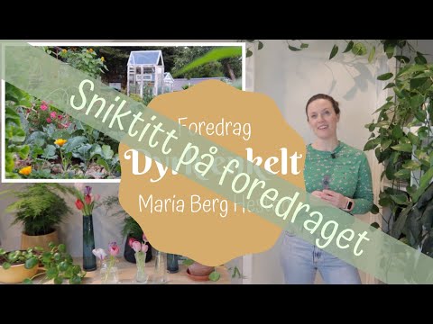 Sniktitt på foredraget Dyrk enkelt