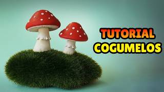 🔴 FAÇA COGUMELOS Miniatura - Tutorial Fácil Biscuit, Pasta Americana, Clay ou Plastilina - DIY