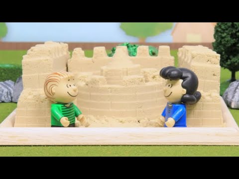 スヌーピー｜ライナスは野球を追いかける｜ブランドニューピーナッツストップモーション｜子供のためのビデオ｜スヌーピーのおもちゃ (Snoopy | Linus Chases A Baseball | BRAND NEW Peanuts Stop Motion | Videos For Kids | Snoopy Toys)