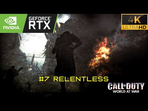 Unleashing Havoc: The 'Relentless' Mission | COD: World at War | Mission Walkthrough | 4K 60FPS