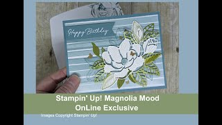Magnolia Mood with soft watercolor ~ Beth