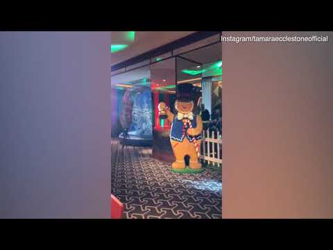 Tamara Ecclestone shows off her daughter's lavish Christmas party