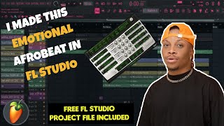 Made this Emotional Afro Beat Hits in Fl Studio + Free FLP | Tutorial for Oxlade & Omah Lay Vibes!"