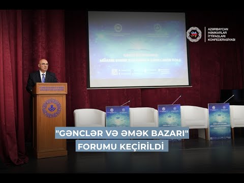AƏSMA-da “Gənclər və Əmək Bazarı” Forumu keçirildi