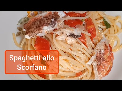 Spaghetti con sugo di Scorfano