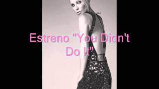 Soraya- Estreno &quot;You Didn&#39;t Do It&quot; nuevo single en del 40 al 1