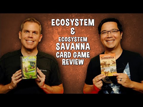 Review of Ecosystem and Ecosystem: Savanna - Tile Placement Card Games