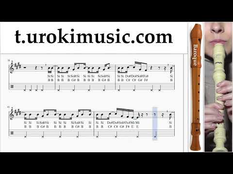 How to play Miley Cyrus - Used To Be Young on recorder B. Tabs Notes Solo