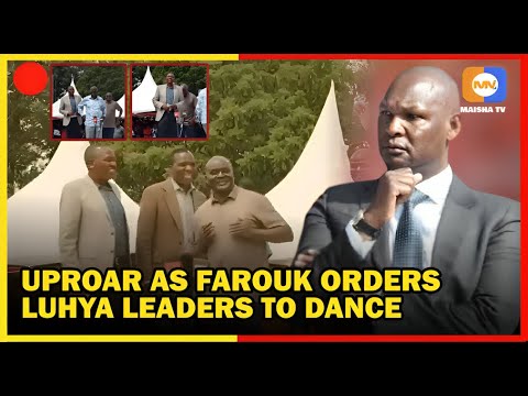 FAROUK KIBET MAKES LUHYA LEADERS DANCE LIKE KIDS | Kenyan Politics Unpacked"