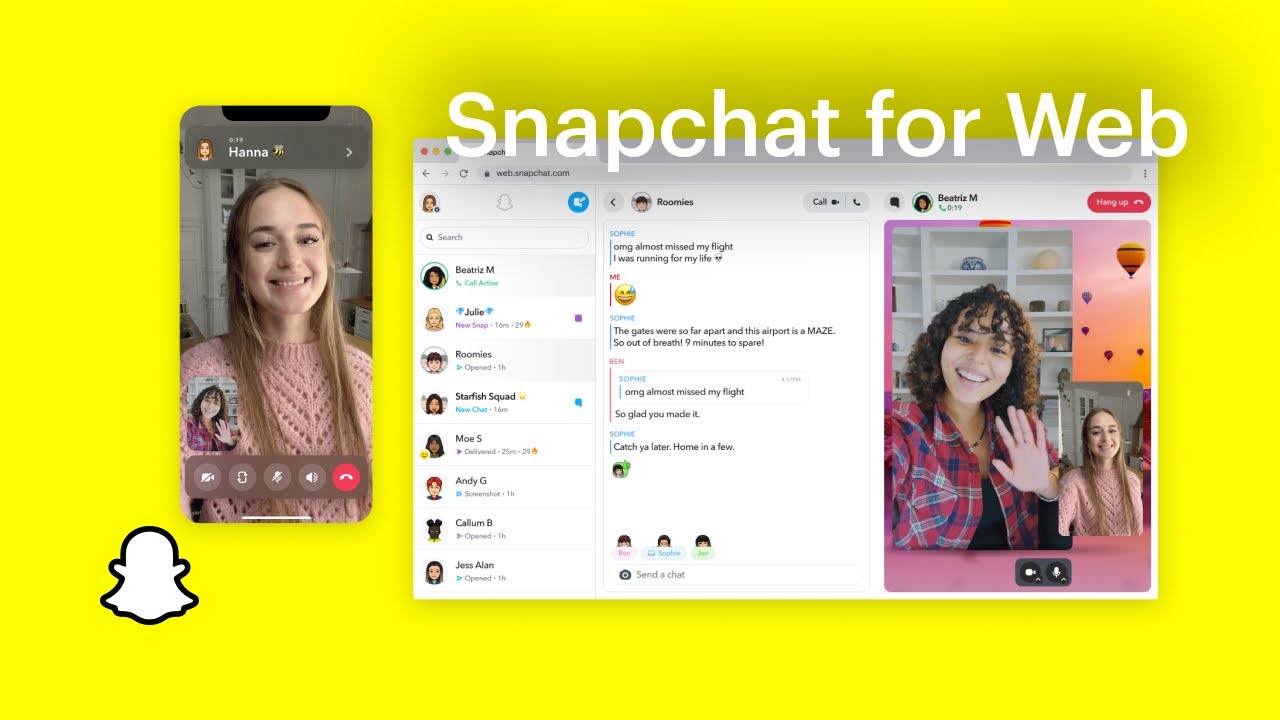 Snapchat for Web is here!