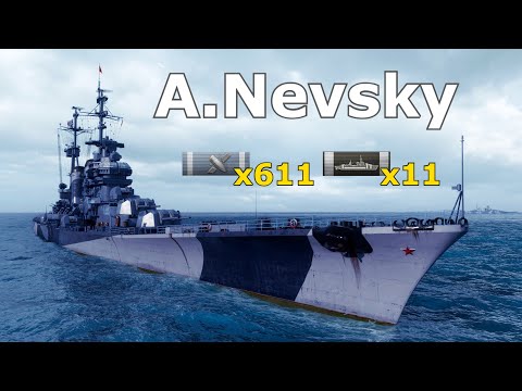 World of WarShips Alexander Nevsky - 4 Kills 310K Damage