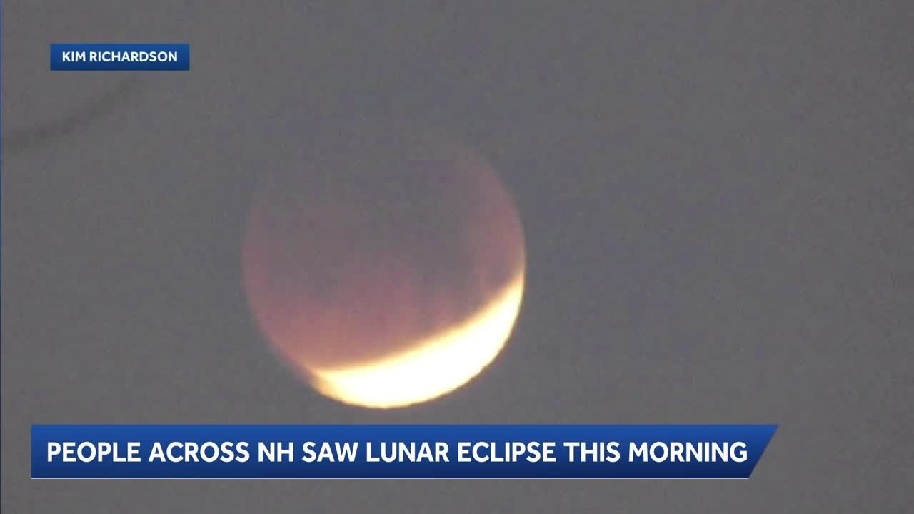 Granite Staters catch glimpse of total lunar eclipse