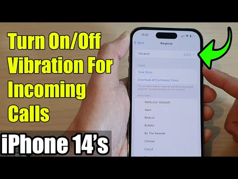 iPhone 14's/14  Pro Max: How to Turn On/Off Vibration For Incoming Calls