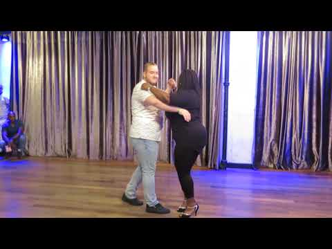 Chris & Marlie (Switzerland) at the Baila Con Gusto Night on June 21st 2018