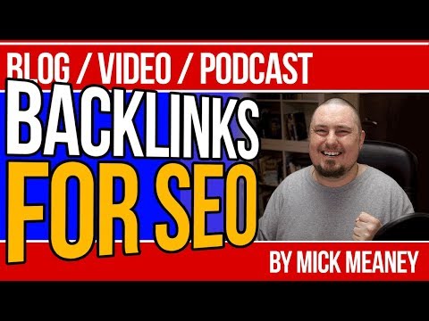 SEO: How To Get Backlinks For Google Ranking Video