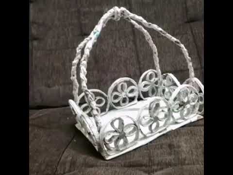 DIY!! Newspaper basket||beautiful Newspaper craft||Paper craft|Shizan's world