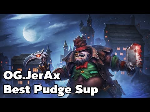 OG.JerAx Best Pudge Supports Dota2 Gameplay
