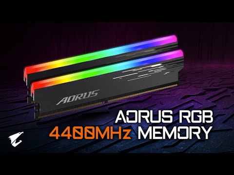 AORUS RGB DDR4 Memory 4400MHz | Official Trailer