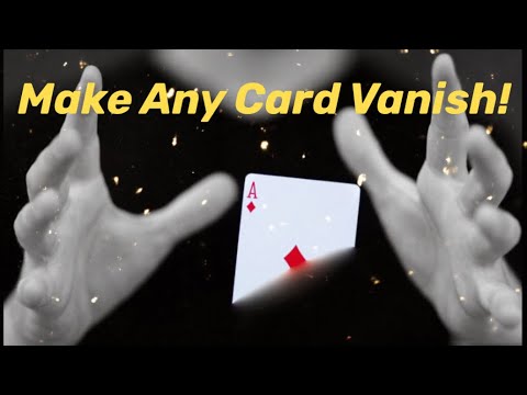 Easy Magic Trick! Make any card vanish from the deck!!!