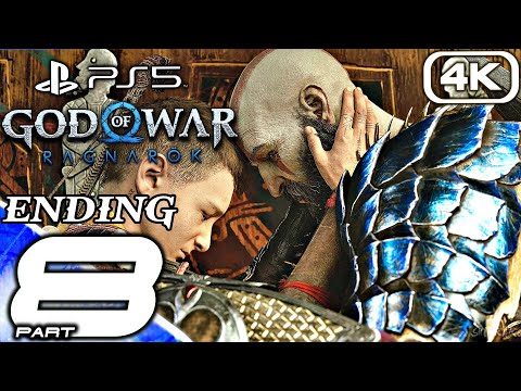 GOD OF WAR RAGNAROK Gameplay Walkthrough Part 8 ENDING (PS5 FULL GAME 4K 60FPS) No Commentary