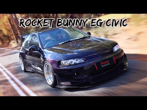 Modified Honda Civic EG Rocket Bunny Review! (220HP to the wheels!!!)