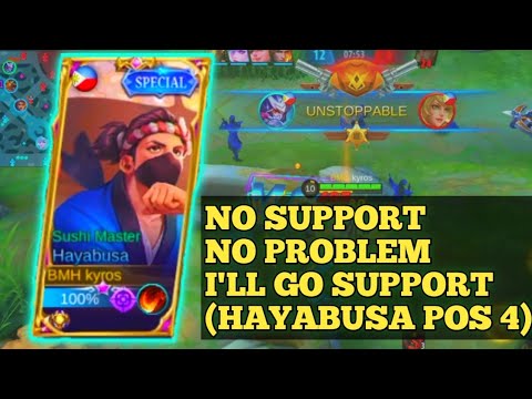 HAYABUSA SUPPORT IS GOOD ALSO | KYROS | RANKED GAME | MLBB | GAMEPLAY #73