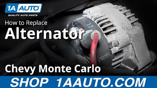 How To Replace Alternator 00-05 Chevy Monte Carlo