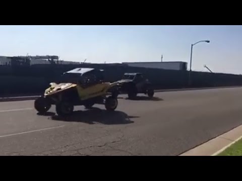 Yamaha YXZ1000 vs Polaris RZR XP1K Drag Race