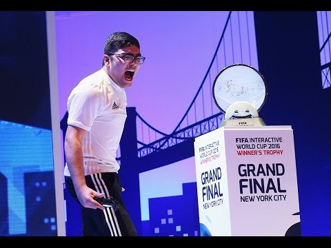 the winner of FIWC 2016 Mohamed Al-Bacha -  David Villa