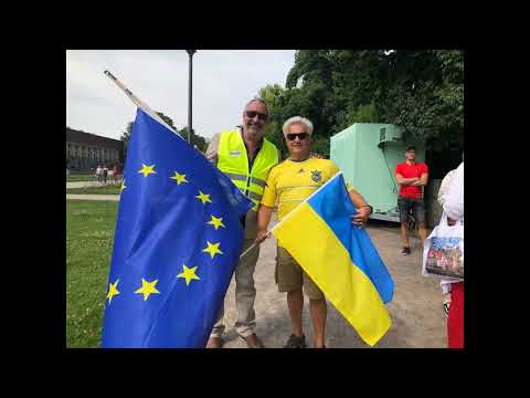Düsseldorfer Sympathiemarsch für den EU-Beitritt der Ukraine