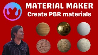 Download the video "Material Maker how to create PBR material step by step structure"