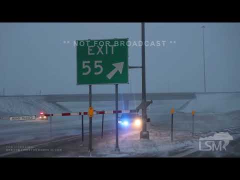 12-13-2022 Rapid City, SD - Whiteout conditions, I-90 closure