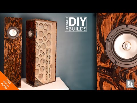 Big Tower / Floorstanding DIY Audiophile Speaker Build with 6" Full Range Drivers (MLTL)