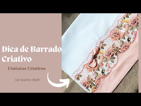 Dica Fácil como Desenhar um Barrado - Costura Criativa