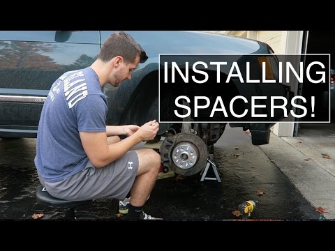 Installing WHEEL SPACERS & WINTER PREP