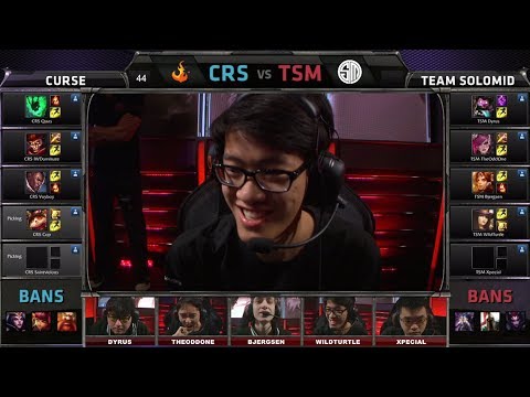 Curse vs TSM | 2014 NA LCS Spring split S4 W4D2 G2 | TSM vs Curse Week 4 Day 2 full game HD