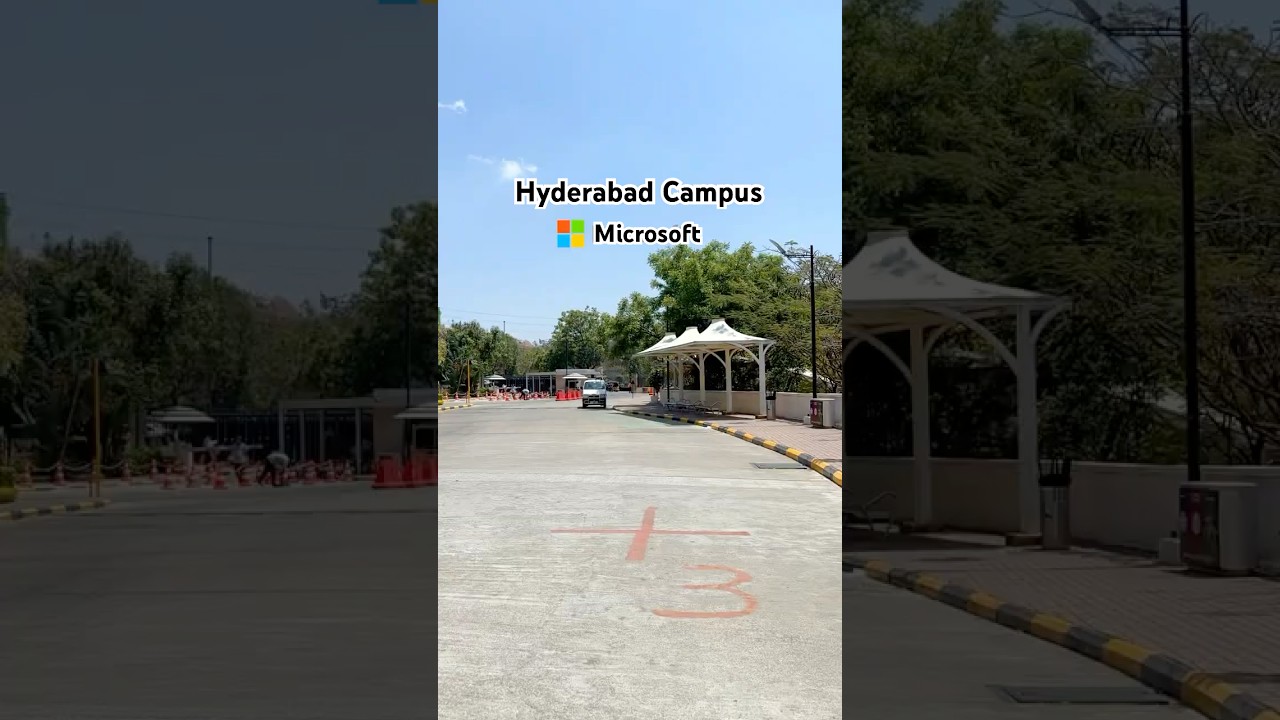 Microsoft Hyderabad Campus in 15 seconds!!! #microsoft #microsoftlife #microsoftoffice #corporate