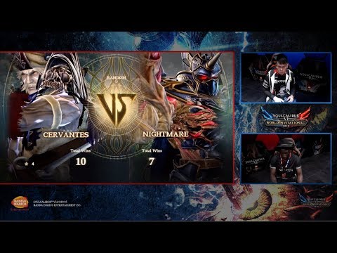 SCVI: PG Shen Chan (Cervantes) vs GO | Keev (Nightmare) - SoulCalibur World Invitational 2019 Top 8