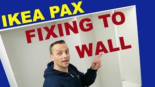 Ikea Pax wardrobes (fixing to wall)