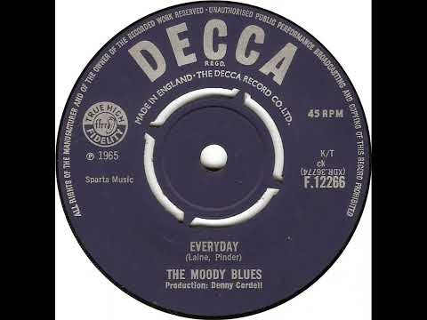 UK New Entry 1965 (300) The Moody Blues - Everyday
