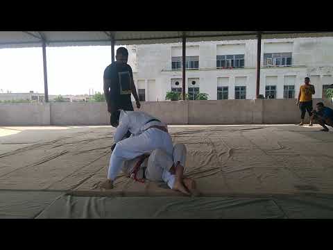 Judo gold medal fight