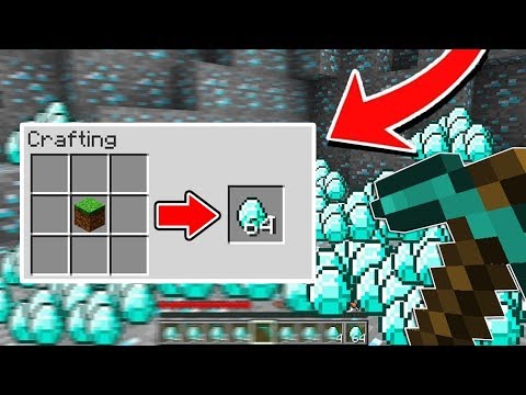 9.999.9999 YÜKSEKLİKTE SINIRSIZ ELMAS MAKİNESİ - Minecraft