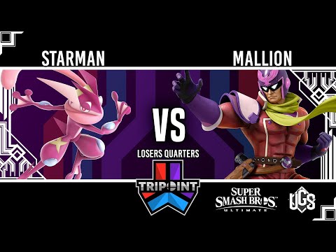 Tripoint Smash Ultimate - Losers Quarters - Starman(Greninja) Vs. MALLION(Captain Falcon)