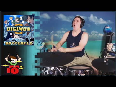 Digimon Opening All Cast Version On Drums!