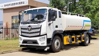 video of Foton Auman EST 6X4 350hp 20m³ Water Sprinkling Truck