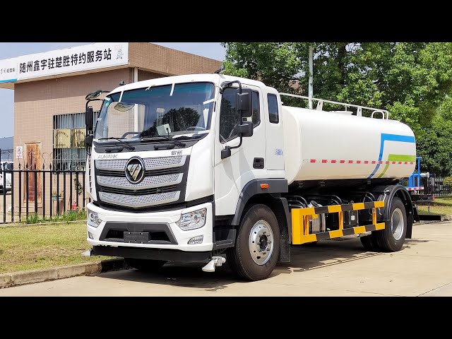 video of Foton Auman EST 6X4 350hp 20m³ Water Sprinkling Truck