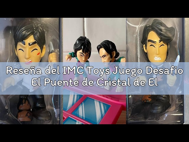 Vídeo relacionado con Juego Desafio El Puente de Cristal de El Juego Del Calamar, Mini Set, Recrea la Escena con 2 Figuras Exclusivas, Reto de la Serie de Netflix para Jugar y Exhibir, para Adultos a partir de 17 Años