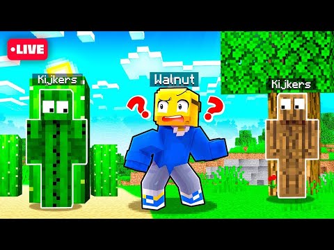 Insane HIDE AND SEEK with 250 Viewers in Minecraft