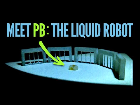 The Particle-Armored Liquid Robot